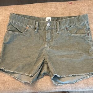 GAP Women's Olive Cargo Shorts